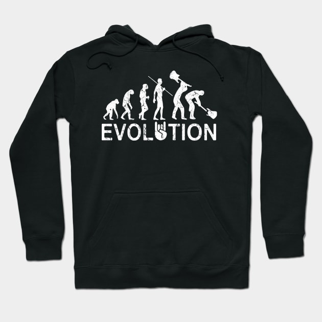 Evolution Of Guitarist Rock Hoodie by Bahaya Ta Podcast